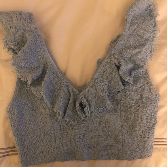 Zara Tops - Light Blue crop top Zara Tops - Light Blue crop top